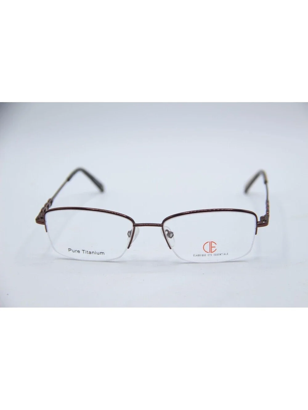 Classique Eye Essentials Sec324T Brown C3 Authentic Eyeglasses 51-17
